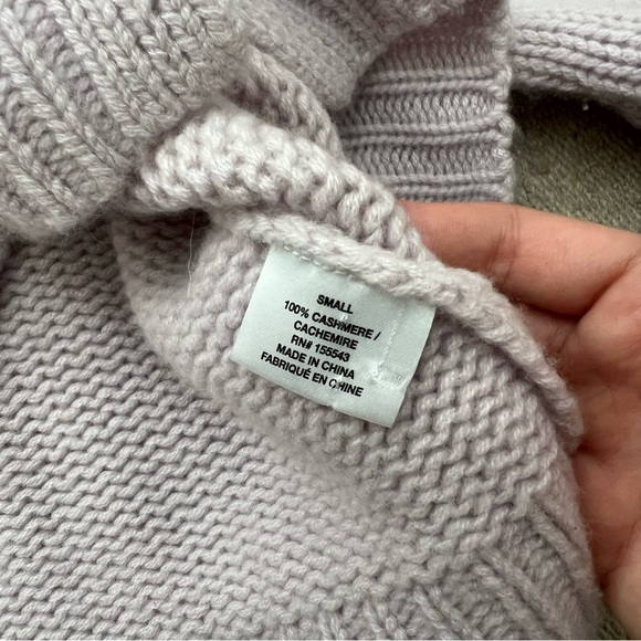 SABLYN JACKSON CASHMERE CARDIGAN COLLARED SWEATER - Picture 8 of 10